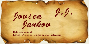 Jovica Jankov vizit kartica